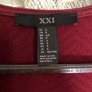 Maroon Sweetheart Dress Shirt